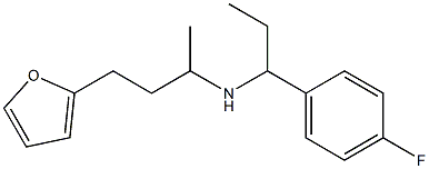 [1-(4-fluorophenyl)propyl][4-(furan-2-yl)butan-2-yl]amine