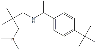 [1-(4-tert-butylphenyl)ethyl]({2-[(dimethylamino)methyl]-2-methylpropyl})amine Struktur