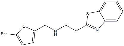 [2-(1,3-benzothiazol-2-yl)ethyl][(5-bromofuran-2-yl)methyl]amine