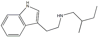 [2-(1H-indol-3-yl)ethyl](2-methylbutyl)amine 结构式