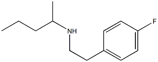 [2-(4-fluorophenyl)ethyl](pentan-2-yl)amine,,结构式