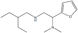 [2-(dimethylamino)-2-(furan-2-yl)ethyl](2-ethylbutyl)amine Structure