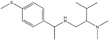 [2-(dimethylamino)-3-methylbutyl]({1-[4-(methylsulfanyl)phenyl]ethyl})amine|