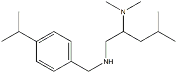[2-(dimethylamino)-4-methylpentyl]({[4-(propan-2-yl)phenyl]methyl})amine
