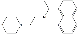 [2-(morpholin-4-yl)ethyl][1-(naphthalen-1-yl)ethyl]amine Structure