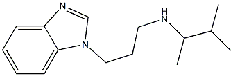 [3-(1H-1,3-benzodiazol-1-yl)propyl](3-methylbutan-2-yl)amine Structure