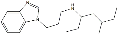 [3-(1H-1,3-benzodiazol-1-yl)propyl](5-methylheptan-3-yl)amine Structure