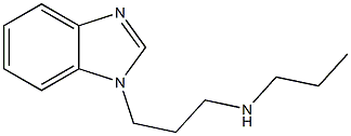 [3-(1H-1,3-benzodiazol-1-yl)propyl](propyl)amine Struktur