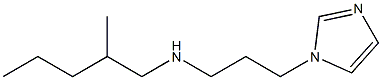 [3-(1H-imidazol-1-yl)propyl](2-methylpentyl)amine Structure