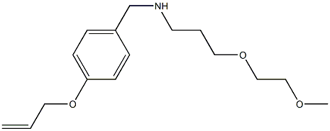 [3-(2-methoxyethoxy)propyl]({[4-(prop-2-en-1-yloxy)phenyl]methyl})amine