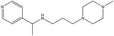 [3-(4-methylpiperazin-1-yl)propyl][1-(pyridin-4-yl)ethyl]amine