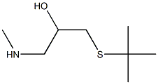 [3-(tert-butylsulfanyl)-2-hydroxypropyl](methyl)amine Struktur