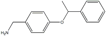 [4-(1-phenylethoxy)phenyl]methanamine|