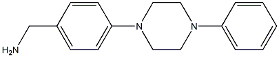 [4-(4-phenylpiperazin-1-yl)phenyl]methanamine Struktur