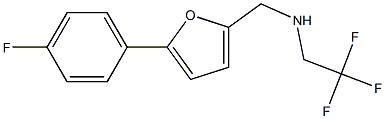 {[5-(4-fluorophenyl)furan-2-yl]methyl}(2,2,2-trifluoroethyl)amine