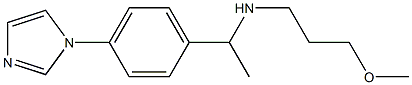 {1-[4-(1H-imidazol-1-yl)phenyl]ethyl}(3-methoxypropyl)amine Structure