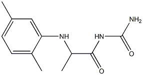 {2-[(2,5-dimethylphenyl)amino]propanoyl}urea|