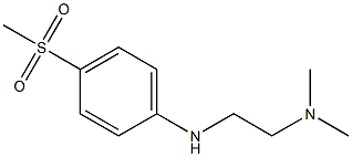 {2-[(4-methanesulfonylphenyl)amino]ethyl}dimethylamine 结构式