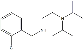 {2-[bis(propan-2-yl)amino]ethyl}[(2-chlorophenyl)methyl]amine,,结构式