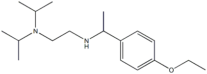 {2-[bis(propan-2-yl)amino]ethyl}[1-(4-ethoxyphenyl)ethyl]amine Structure