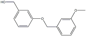 {3-[(3-methoxyphenyl)methoxy]phenyl}methanol Struktur