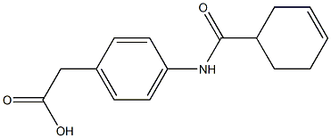 {4-[(cyclohex-3-en-1-ylcarbonyl)amino]phenyl}acetic acid