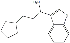 1-(1-benzothiophen-3-yl)-3-cyclopentylpropan-1-amine