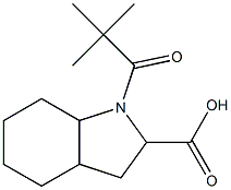 1-(2,2-dimethylpropanoyl)octahydro-1H-indole-2-carboxylic acid Structure