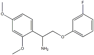 1-(2,4-dimethoxyphenyl)-2-(3-fluorophenoxy)ethanamine