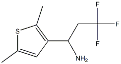 1-(2,5-dimethylthiophen-3-yl)-3,3,3-trifluoropropan-1-amine