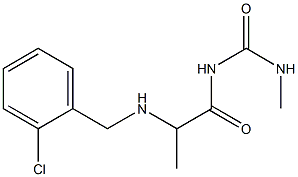 1-(2-{[(2-chlorophenyl)methyl]amino}propanoyl)-3-methylurea