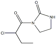 1-(2-chlorobutanoyl)imidazolidin-2-one Structure
