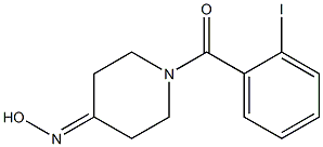 1-(2-iodobenzoyl)piperidin-4-one oxime Structure