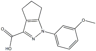 1-(3-methoxyphenyl)-1H,4H,5H,6H-cyclopenta[c]pyrazole-3-carboxylic acid