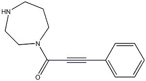 1-(3-phenylprop-2-ynoyl)-1,4-diazepane Structure