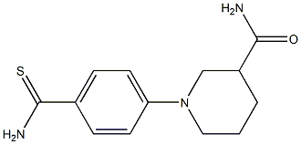 1-(4-carbamothioylphenyl)piperidine-3-carboxamide