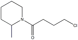 1-(4-chlorobutanoyl)-2-methylpiperidine Struktur