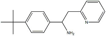 1-(4-tert-butylphenyl)-2-(pyridin-2-yl)ethan-1-amine Struktur