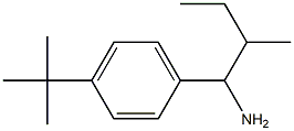 1-(4-tert-butylphenyl)-2-methylbutan-1-amine Struktur