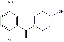 1-(5-amino-2-chlorobenzoyl)piperidin-4-ol Structure