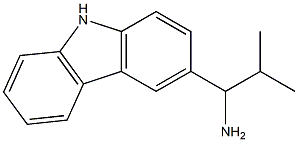 1-(9H-carbazol-3-yl)-2-methylpropan-1-amine Structure