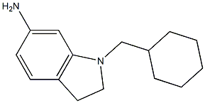 1-(cyclohexylmethyl)-2,3-dihydro-1H-indol-6-amine Structure