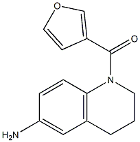 1-(furan-3-ylcarbonyl)-1,2,3,4-tetrahydroquinolin-6-amine Structure