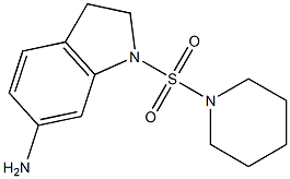 1-(piperidine-1-sulfonyl)-2,3-dihydro-1H-indol-6-amine Structure