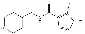 1,5-dimethyl-N-(piperidin-4-ylmethyl)-1H-pyrazole-4-carboxamide