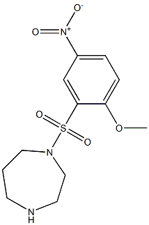 1-[(2-methoxy-5-nitrobenzene)sulfonyl]-1,4-diazepane