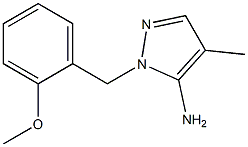 1-[(2-methoxyphenyl)methyl]-4-methyl-1H-pyrazol-5-amine