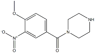 1-[(4-methoxy-3-nitrophenyl)carbonyl]piperazine