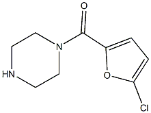 1-[(5-chlorofuran-2-yl)carbonyl]piperazine 结构式