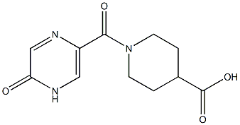 1-[(5-oxo-4,5-dihydropyrazin-2-yl)carbonyl]piperidine-4-carboxylic acid